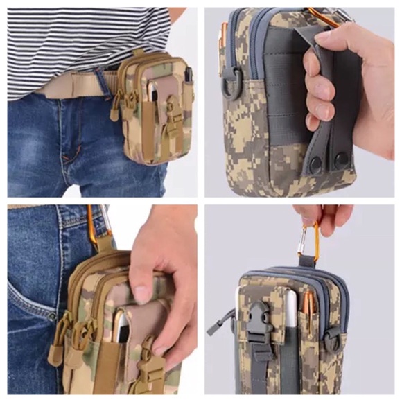 Multi-Functional Tactical Molle Waist Pack Bag - Picture 3 of 16
